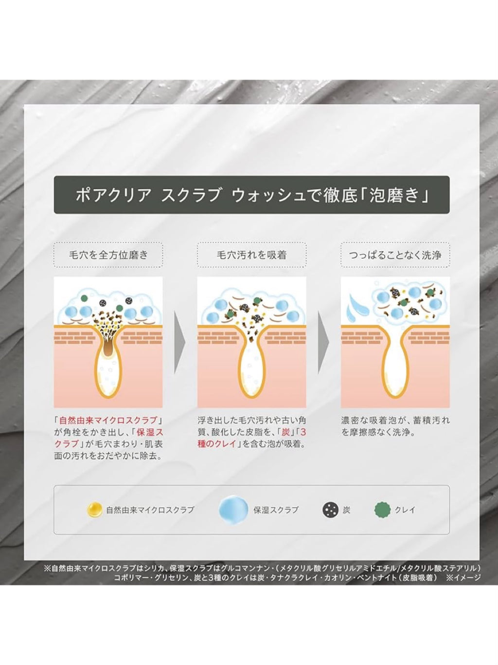 ONE BY KOSÉ Pore Clear Scrub Wash