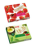 Meiji Strawberry Chocolate 明治草莓朱古力/Meiji Matcha Chocolate 明治抹茶朱古力