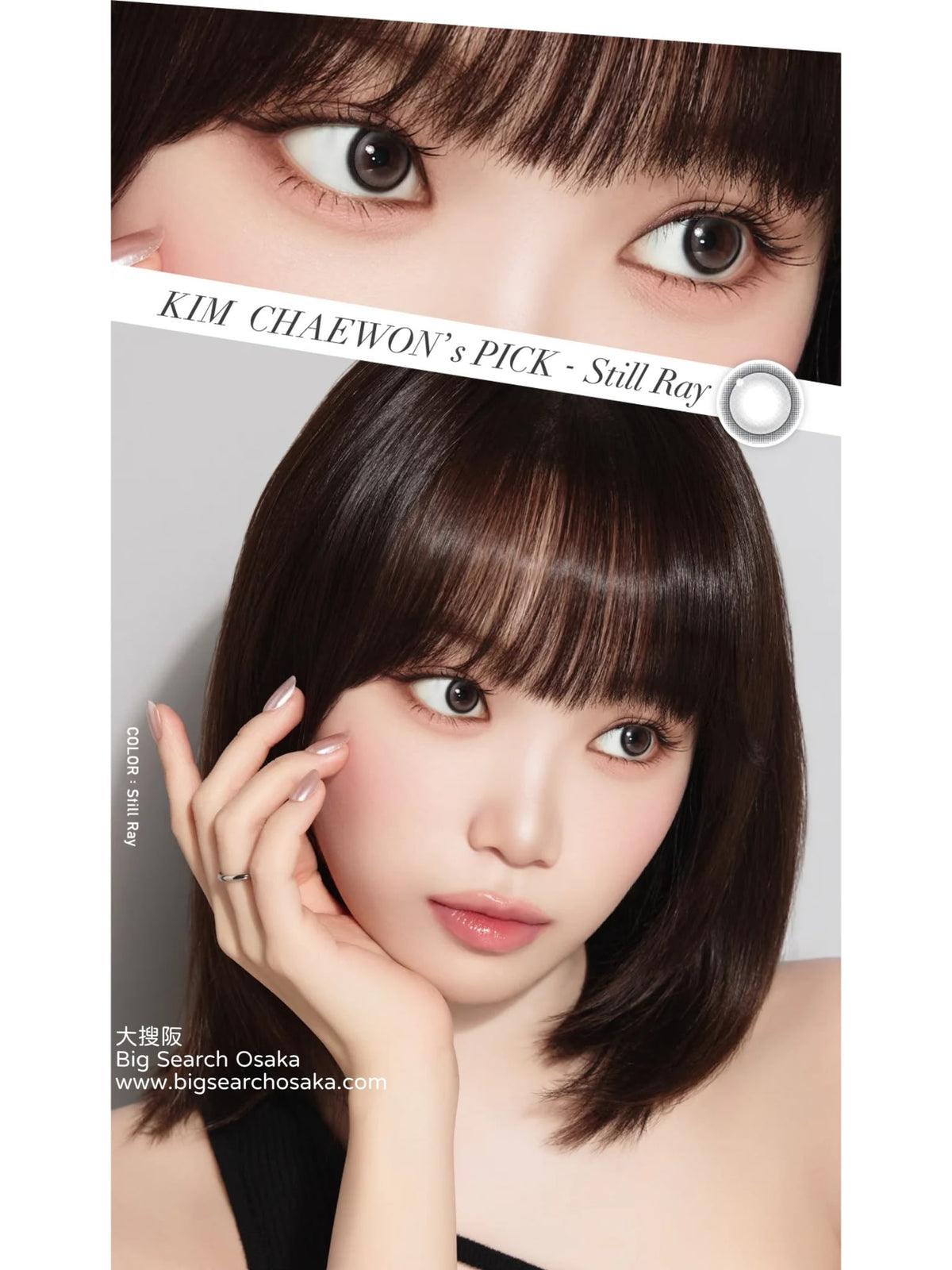 ReVIA 1DAY Colored Daily Contact Lenses - KIM CHAEWON of LE SSERAFIM (Limited Time Offer Buy 3 Get 1 Free)