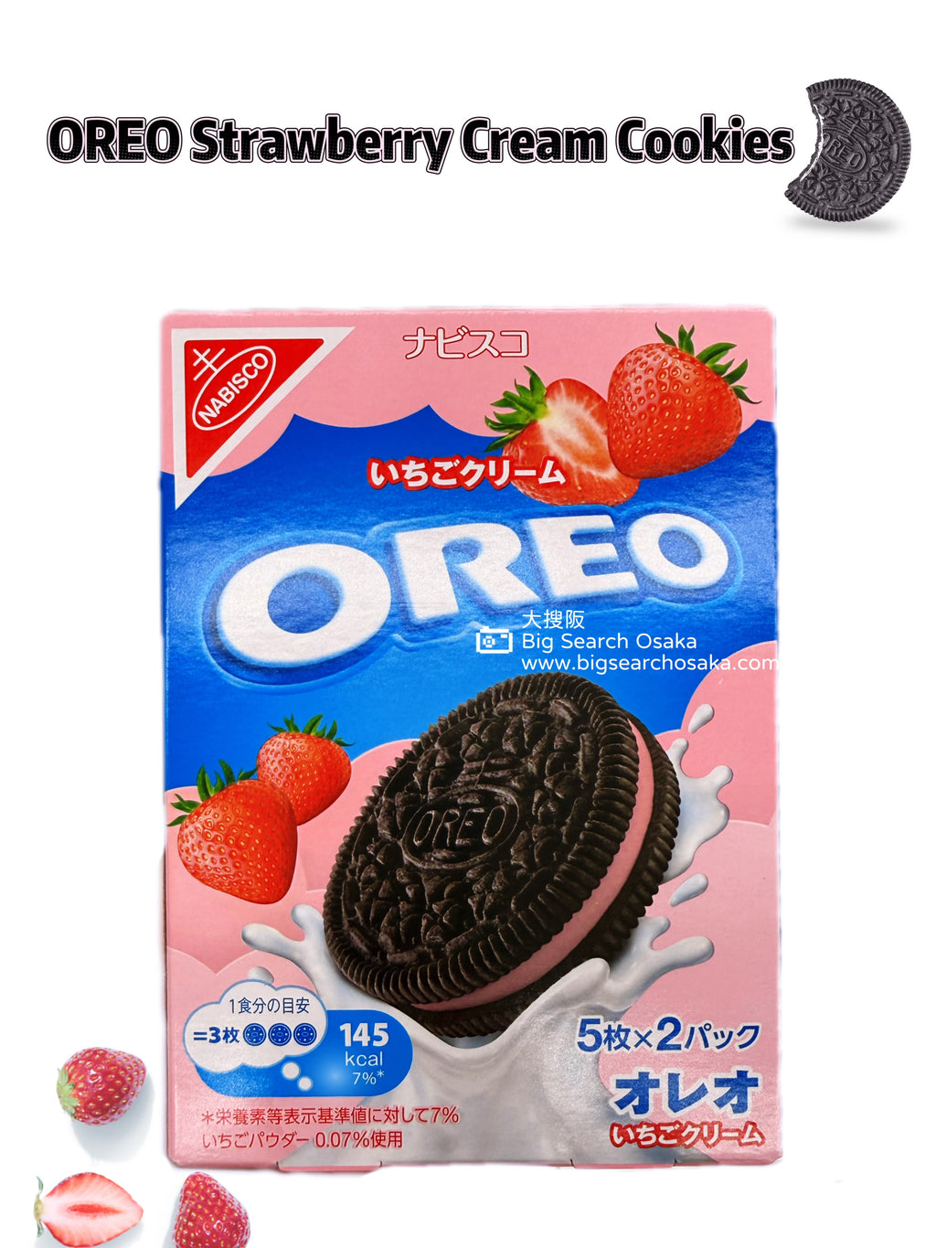 OREO Strawberry Cream Cookies – Japan