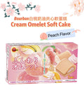 Bourbon White Peach Cream Omelet Soft Cake