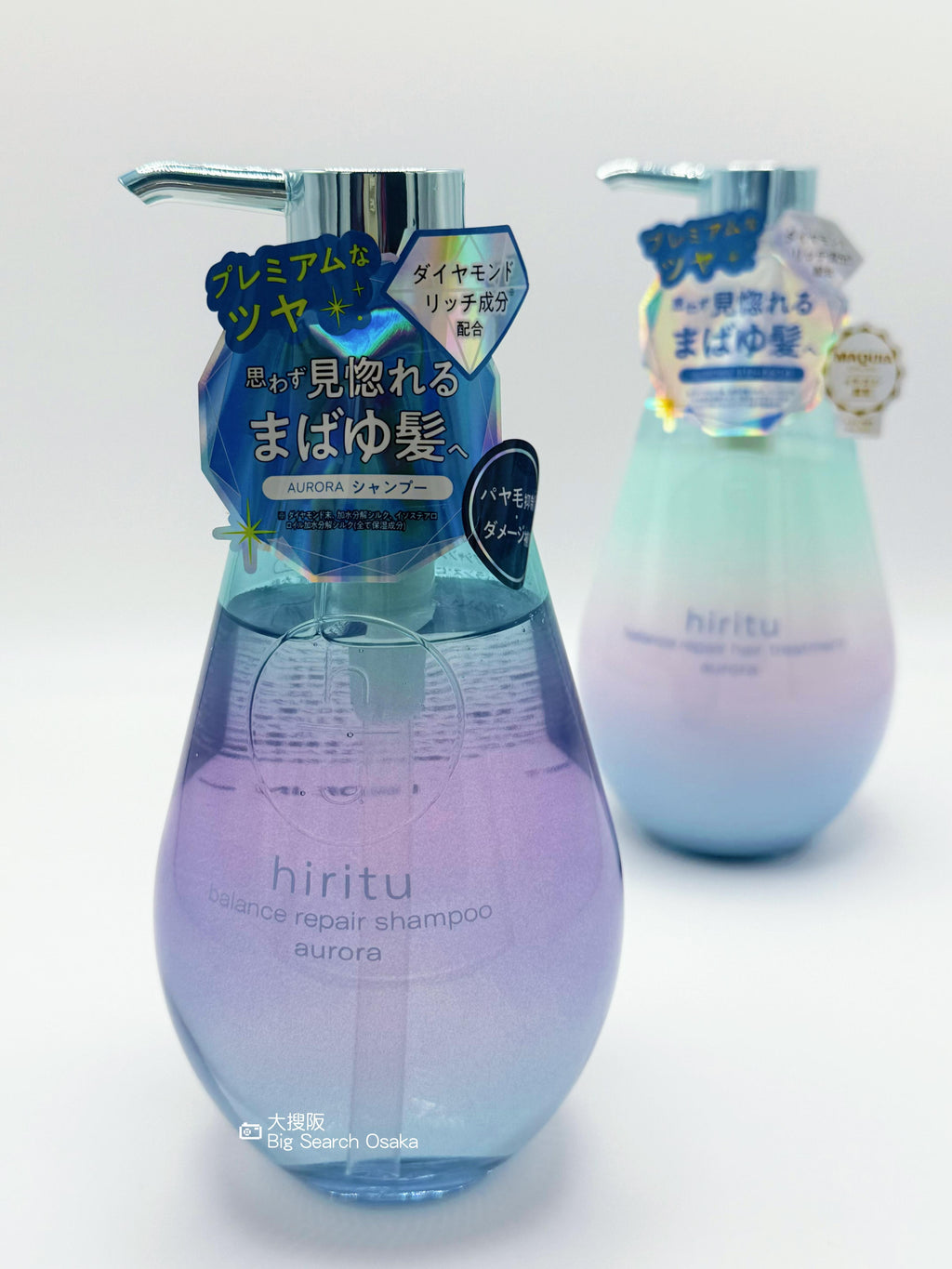 hiritu Balance Repair Aurora series – 極光洗頭水+護髮素 Shampoo & Conditioner