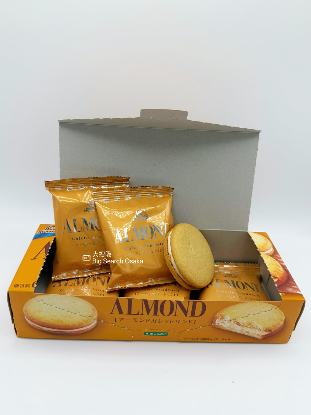 Morinaga 杏仁奶油夾心餅乾 ALMOND Galette Sandwich